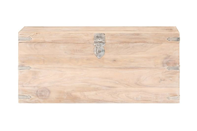 Kista 90x40x40 cm massivt akaciaträ - Brun - Möbler - Sovrum - Förvaring sovrum - Sängkista