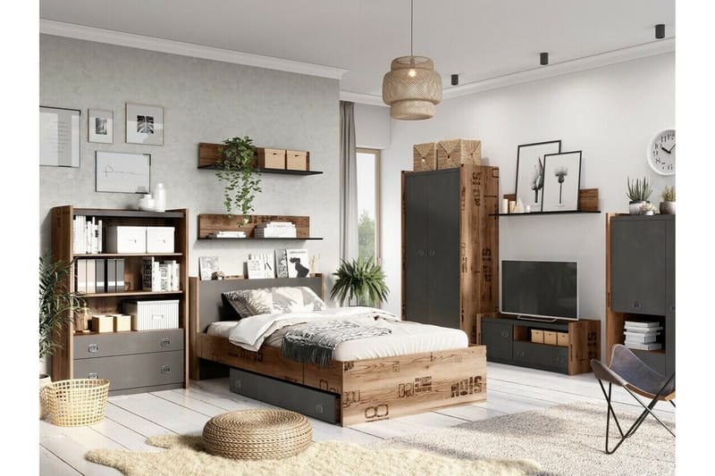 Rathmore Sängkista 140 cm - Grå - Möbler - Sovrum - Förvaring sovrum - Sängkista