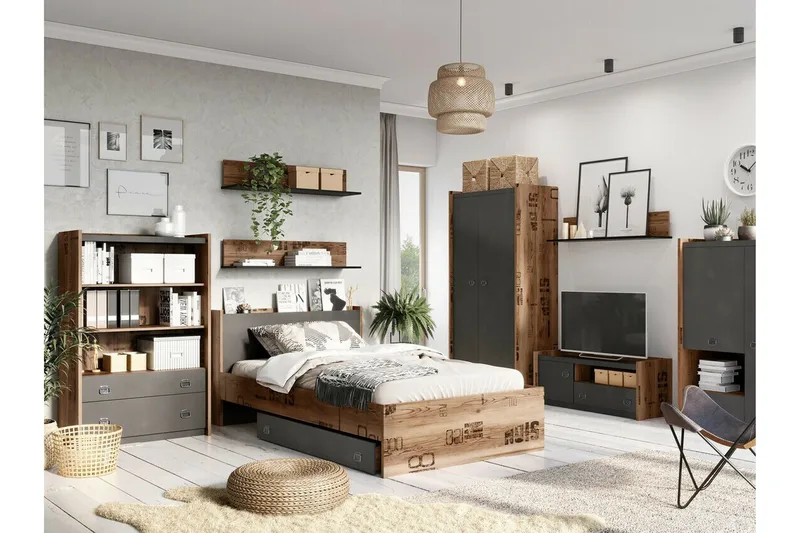 Rathmore Sängkista 140 cm - Grå - Möbler - Sovrum - Förvaring sovrum - Sängkista