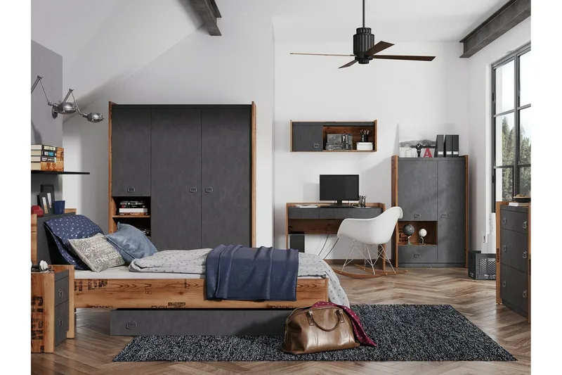 Rathmore Sängkista 140 cm - Grå - Möbler - Sovrum - Förvaring sovrum - Sängkista