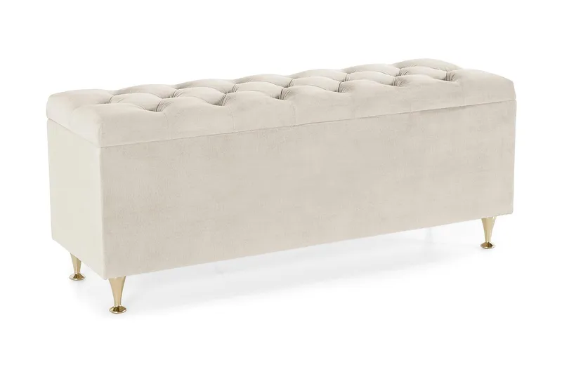 Royal Velvet Sängkista - Beige - Möbler - Sovrum - Förvaring sovrum - Sängkista