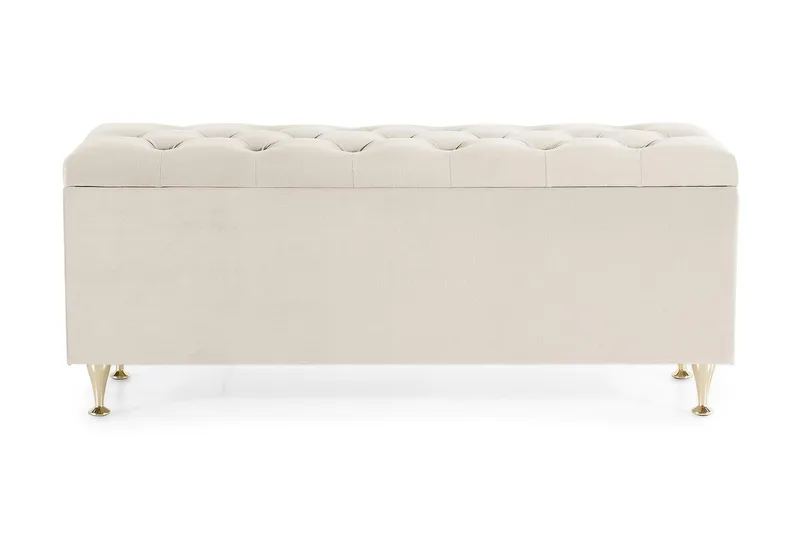 Royal Velvet Sängkista - Beige - Möbler - Sovrum - Förvaring sovrum - Sängkista