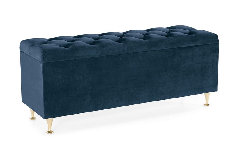 Royal Velvet Sängkista - Mörkblå - Möbler - Sovrum - Förvaring sovrum - Sängkista