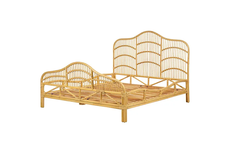 France Sängram 160x200 cm, Ljust trä