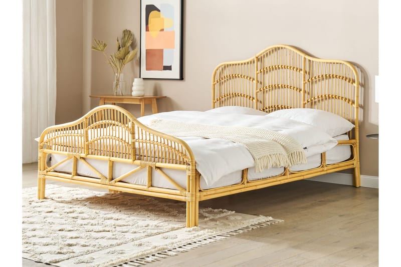 France Sängram 160x200 cm - Ljust trä - Möbler - Sovrum - Sängram & sängstomme