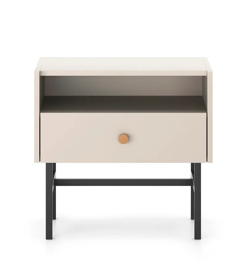 Francisca Sängbord 55 cm - Cashmere - Möbler - Sovrum - Sängbord