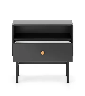 Francisca Sängbord 55 cm - Svart - Möbler - Sovrum - Sängbord
