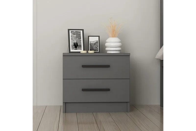 Fruitland Sängbord 50 cm - Antracit - Möbler - Sovrum - Sängbord