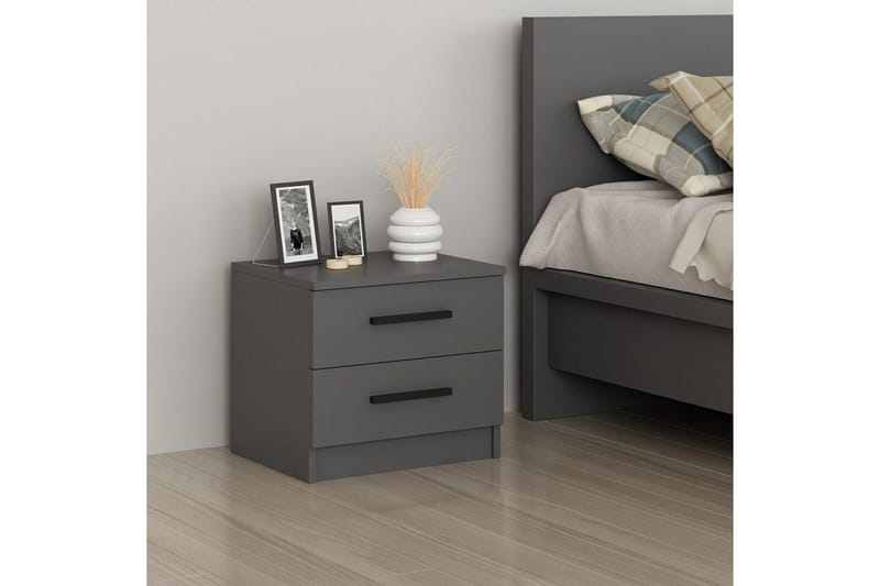 Fruitland Sängbord 50 cm - Antracit - Möbler - Sovrum - Sängbord