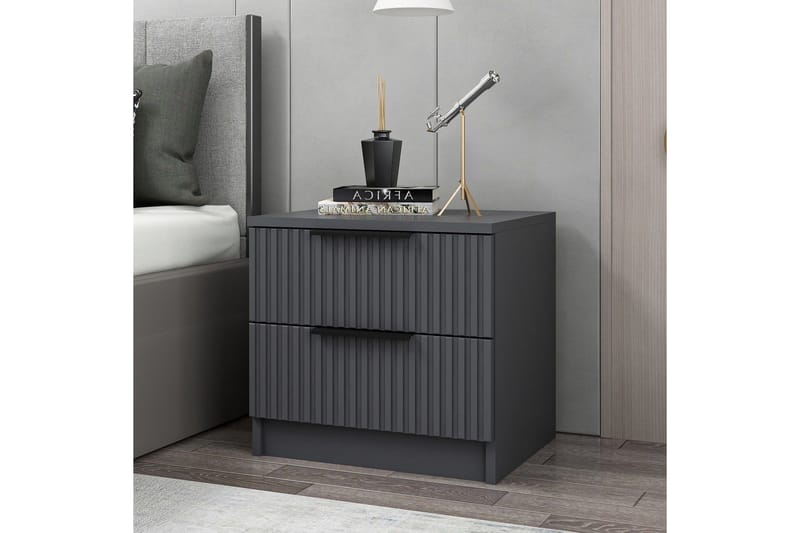 Fruitland Sängbord 50 cm - Antracit - Möbler - Sovrum - Sängbord