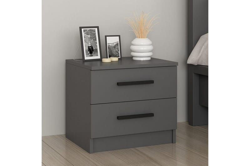 Fruitland Sängbord 50 cm - Antracit - Möbler - Sovrum - Sängbord