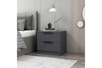 Fruitland Sängbord 50 cm - Antracit - Möbler - Sovrum - Sängbord