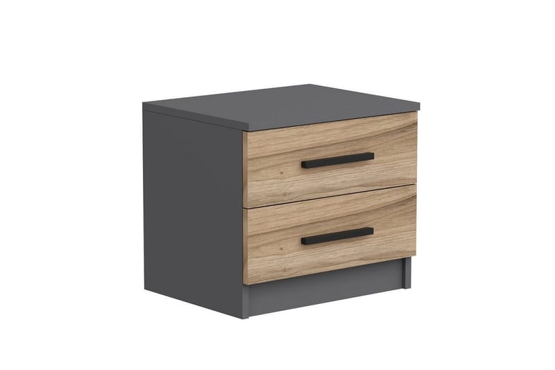 Fruitland Sängbord 50 cm, Valnöt/Antracit