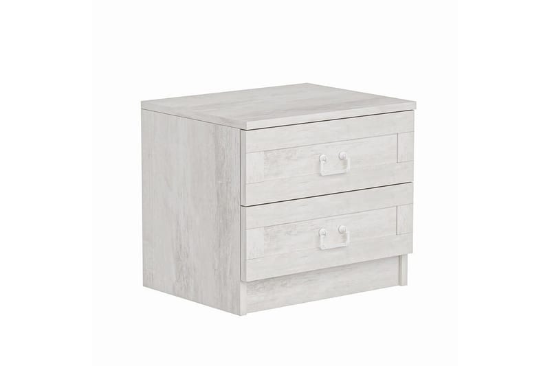 Fruitland Sängbord 54 cm, Vit