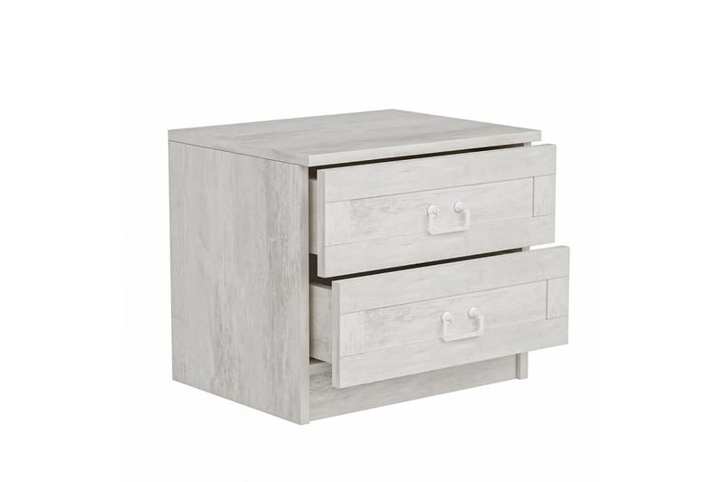 Fruitland Sängbord 54 cm - Vit - Möbler - Sovrum - Sängbord