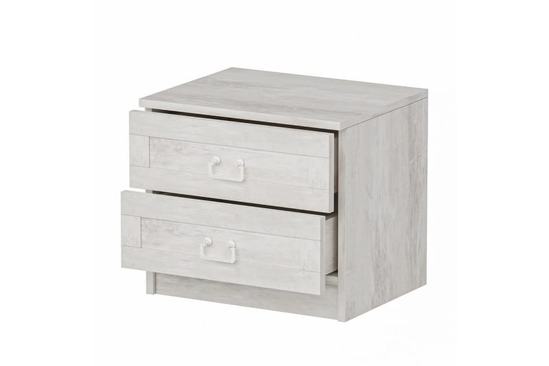 Fruitland Sängbord 54 cm - Vit - Möbler - Sovrum - Sängbord