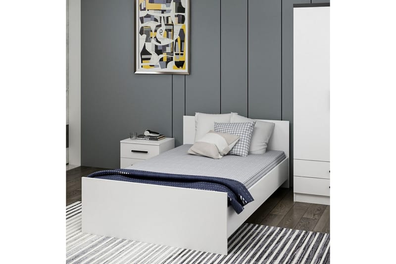 Fruitland Sängram 120x200 cm - Vit - Möbler - Sovrum - Sängram & sängstomme