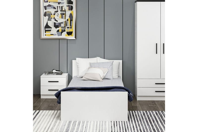 Fruitland Sängram 90x190 cm - Vit - Möbler - Sovrum - Sängram & sängstomme
