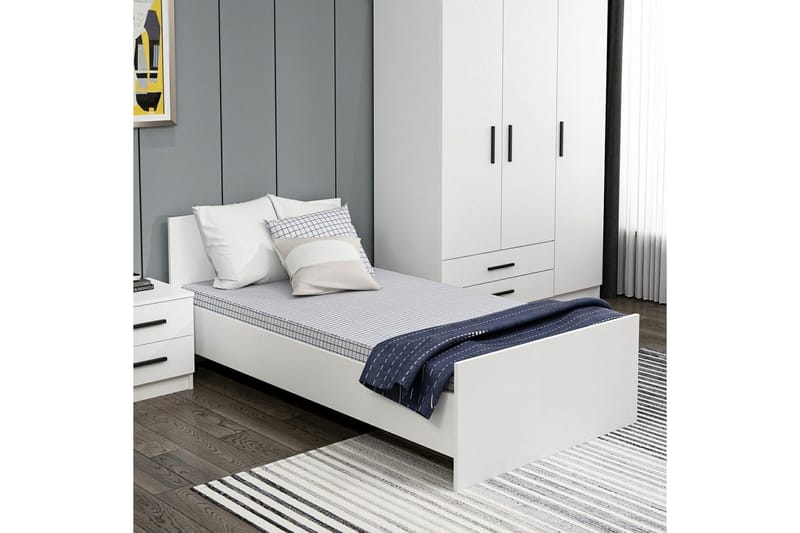 Fruitland Sängram 90x190 cm - Vit - Möbler - Sovrum - Sängram & sängstomme