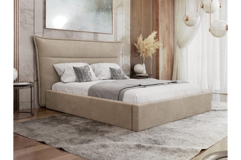 Gare Sängram 140x200 cm - Beige - Möbler - Sovrum - Sängram & sängstomme