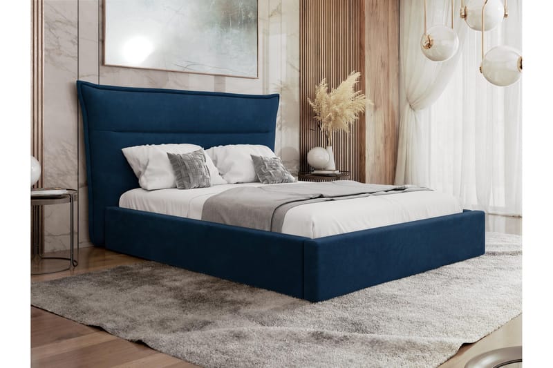 Gare Sängram 160x200 cm - Blå - Möbler - Sovrum - Sängram & sängstomme
