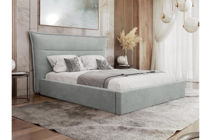 Gare Sängram 160x200 cm - Ljusgrå - Möbler - Sovrum - Sängram & sängstomme