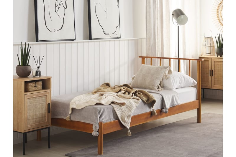 Gavriel Sängram 90x200 cm - Ljust trä - Möbler - Sovrum - Sängram & sängstomme