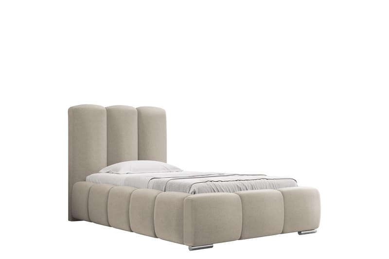 Gioia Sängram med Förvaring 90x200 cm - Beige - Möbler - Sovrum - Sängram & sängstomme