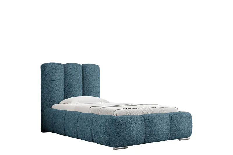 Gioia Sängram med Förvaring 90x200 cm - Blå - Möbler - Sovrum - Sängram & sängstomme