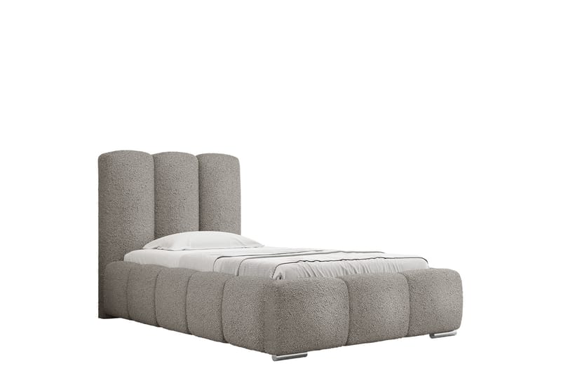 Gioia Sängram med Förvaring 90x200 cm - Grå - Möbler - Sovrum - Sängram & sängstomme