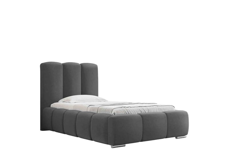 Gioia Sängram med Förvaring 90x200 cm - Grå - Möbler - Sovrum - Sängram & sängstomme