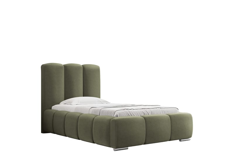 Gioia Sängram med Förvaring 90x200 cm - Grön - Möbler - Sovrum - Sängram & sängstomme