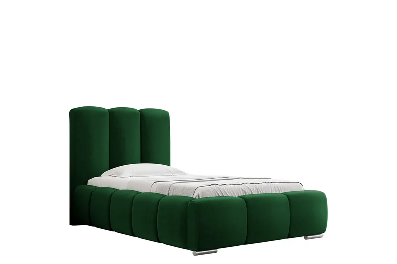 Gioia Sängram med Förvaring 90x200 cm - Grön - Möbler - Sovrum - Sängram & sängstomme