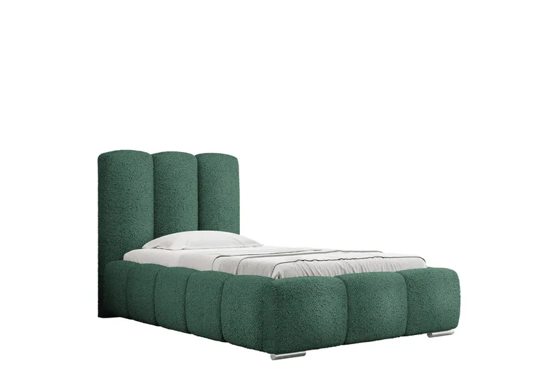 Gioia Sängram med Förvaring 90x200 cm - Grön - Möbler - Sovrum - Sängram & sängstomme