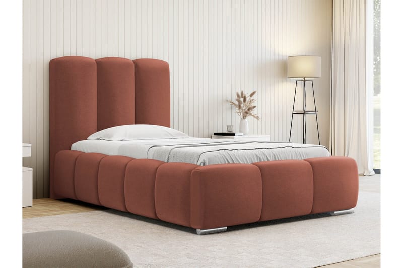 Gioia Sängram med Förvaring 90x200 cm - Rosa - Möbler - Sovrum - Sängram & sängstomme