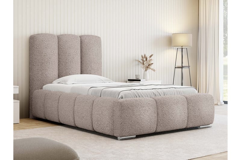 Gioia Sängram med Förvaring 90x200 cm - Rosa - Möbler - Sovrum - Sängram & sängstomme