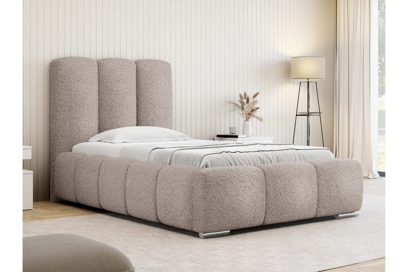 Gioia Sängram med Förvaring 90x200 cm - Rosa - Möbler - Sovrum - Sängram & sängstomme