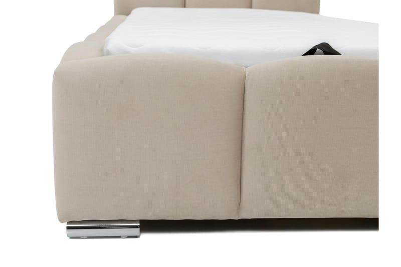 Gioia Sängram med Förvaring 90x200 cm - Vit - Möbler - Sovrum - Sängram & sängstomme