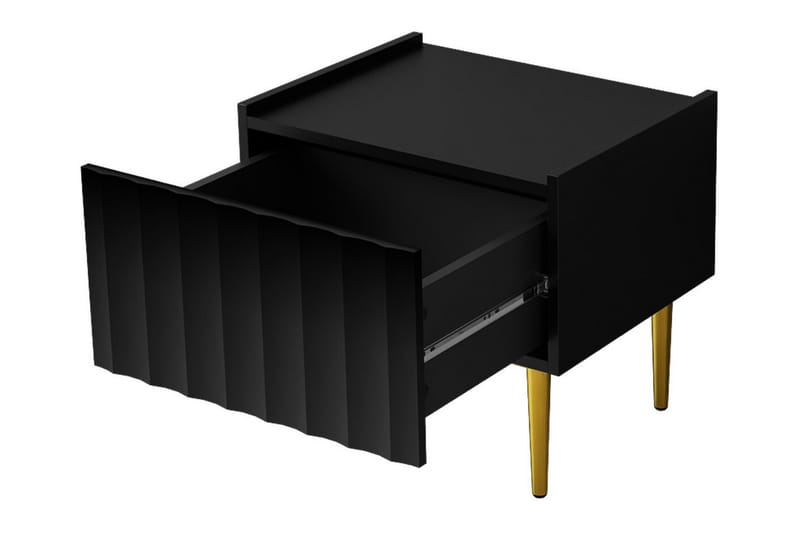 Glenndale Sängbord 50 cm Vit - Sängbord - Bord