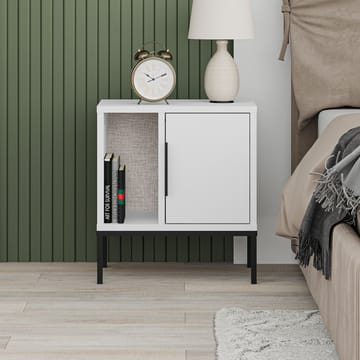 Glynn Sängbord 45 cm - Vit - Möbler - Sovrum - Sängbord