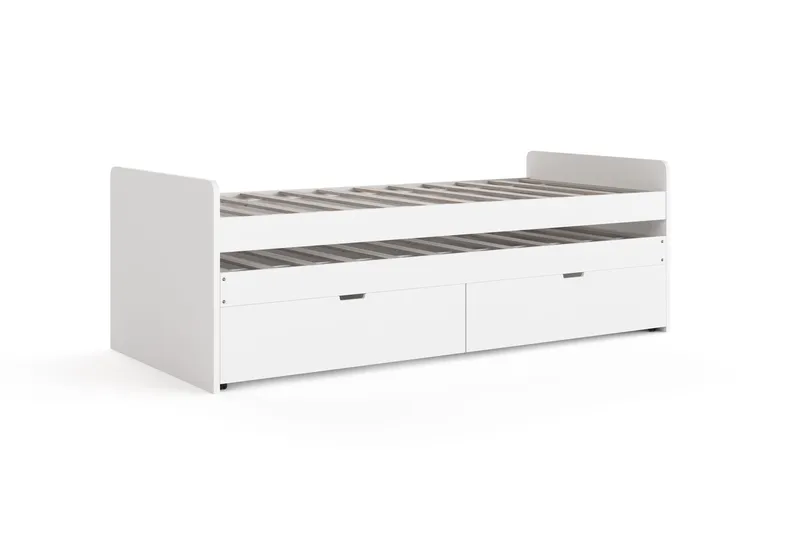 Granvik Sängram 90x200 cm med förvaring - Vit - Möbler - Sovrum - Sängram & sängstomme