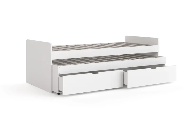 Granvik Sängram 90x200 cm utdragbar med extrasäng och förvaring - utan madrass - Möbler - Sovrum - Sängram & sängstomme