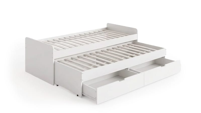 Granvik Sängram 90x200 cm utdragbar med extrasäng och förvaring - utan madrass - Möbler - Sovrum - Sängram & sängstomme