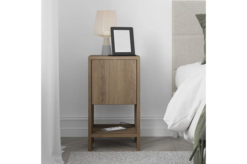 Haelyn Sängbord 30 cm - Brun - Möbler - Sovrum - Sängbord