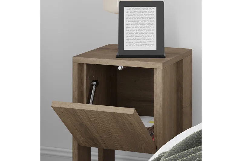 Haelyn Sängbord 30 cm - Brun - Möbler - Sovrum - Sängbord