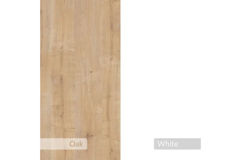 Haelyn Sängbord 30 cm - Ek/Vit - Möbler - Sovrum - Sängbord