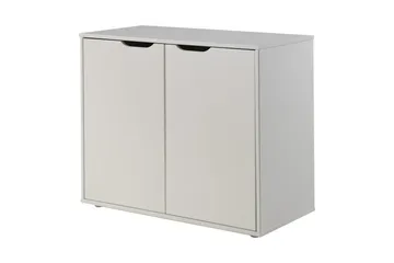 Halvhöjdssäng med skrivbord 4-dörrars skåp vägghylla och 2-dörrars skåp Pino - Barn & bebis - Barnmöbler - Barnmöbelset - Sovrumsset barn