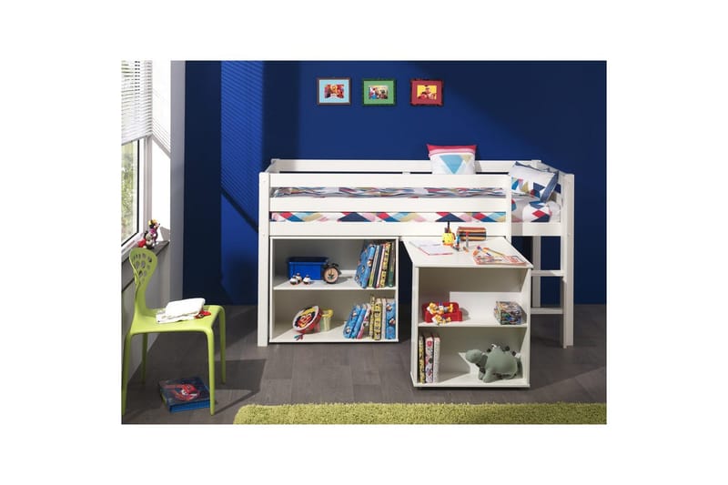 Halvhöjdssäng med Skrivbord & Byrå Pino - Möbler - Sovrum - Möbelset för sovrum