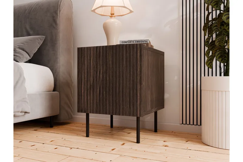 Hammarstrand Sängbord 45 cm - Valnöt - Möbler - Sovrum - Sängbord