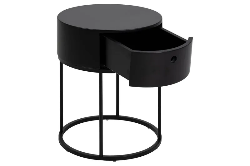 Hastane Sängbord 40 cm - Svart - Möbler - Sovrum - Sängbord